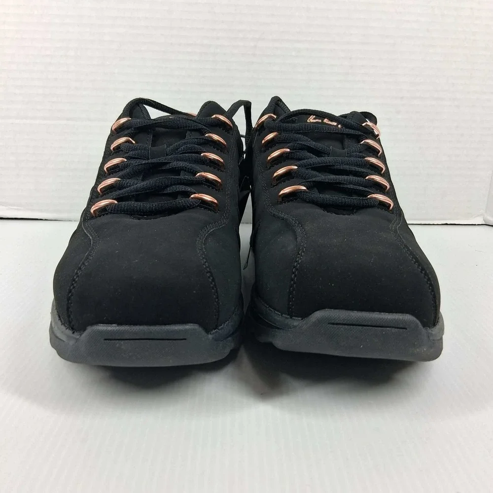 Lugz Change Womens Sneakers Black Rose Gold‎ WCHG2D-0180 Size 9.5 NEW